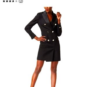 NWT Ann Klein Tuxedo black dress size 14